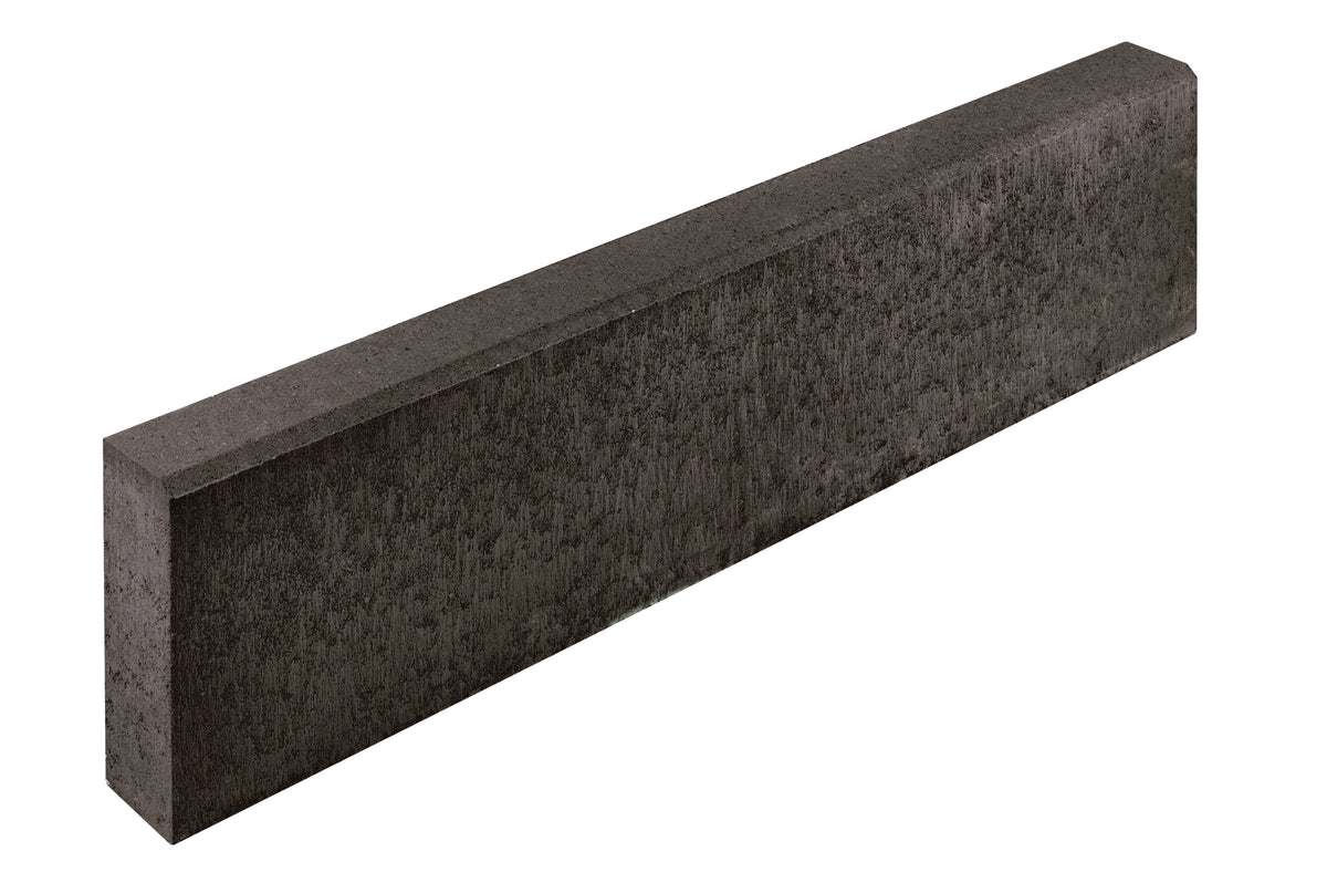 Rasenbord 6cm mit Fase - Anthrazit 6x25x100