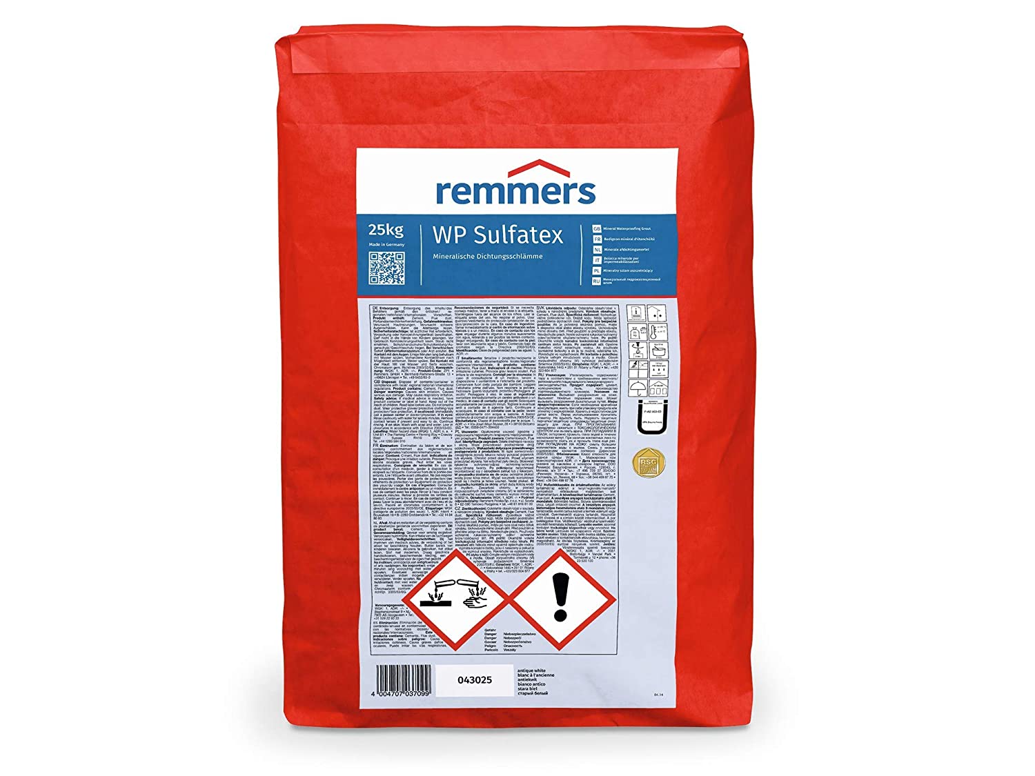 Remmers WP DS LEVELL / DICHTSPACHTEL 25,00 KG