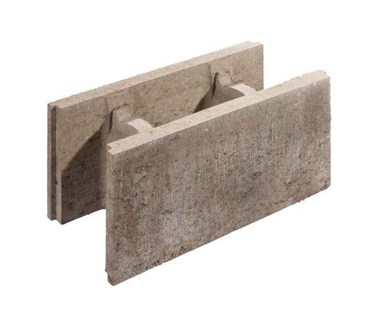 Beton Schalungsstein grau