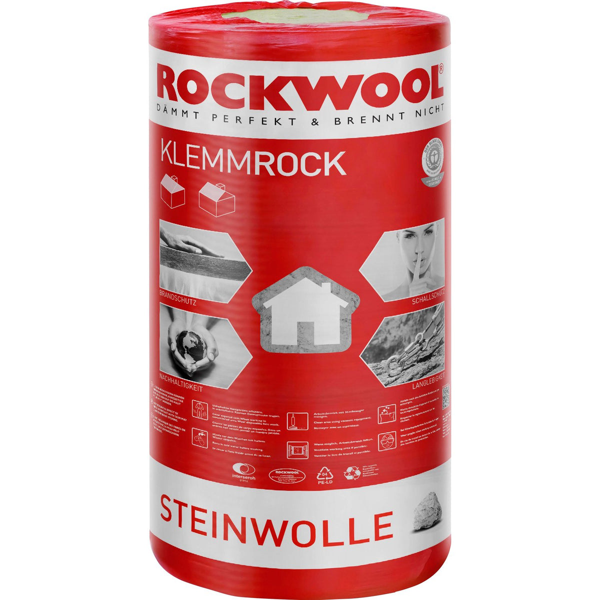Klemmrock - Rockwool - Steinwolle Zwischensparrendämmung WLG 035