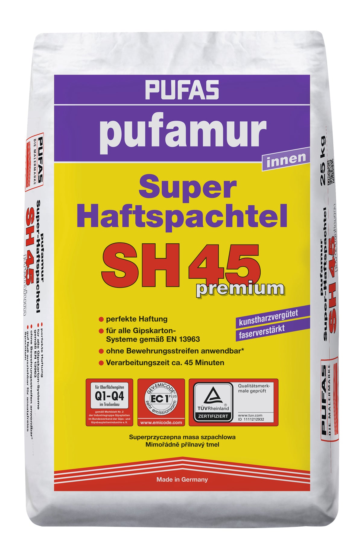 Pufamur Super-Haftspachtel SH45 25kg