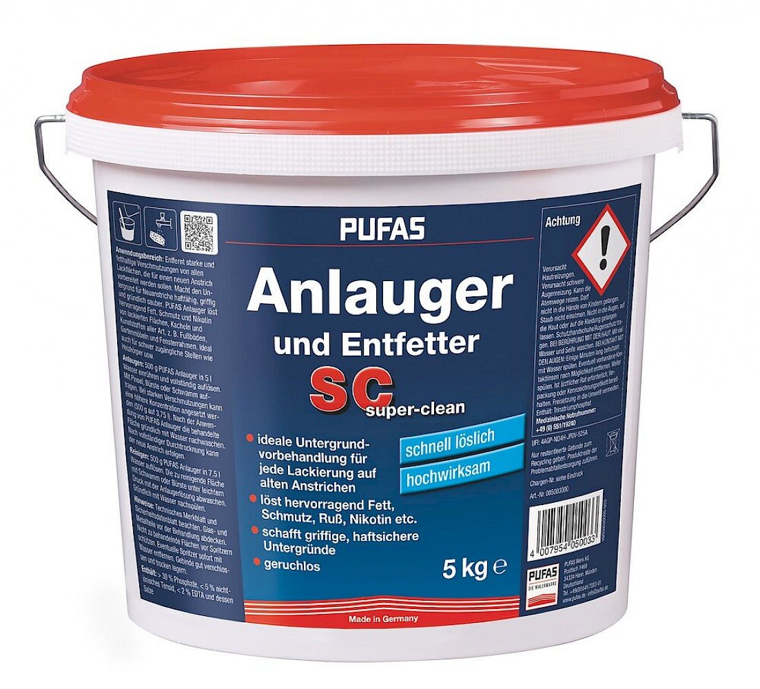 PUFAS Anlauger und Entfetter SC super-clean 5 kg