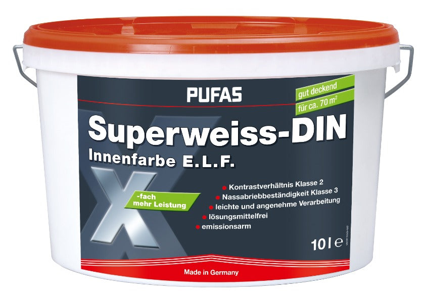 PUFAS Superweiss DIN 10 l