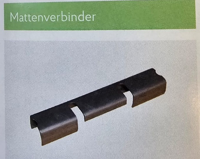 Press-Doppelstabmattenverbinder Edelstahl # 928 für Matte 6/5/6 mm