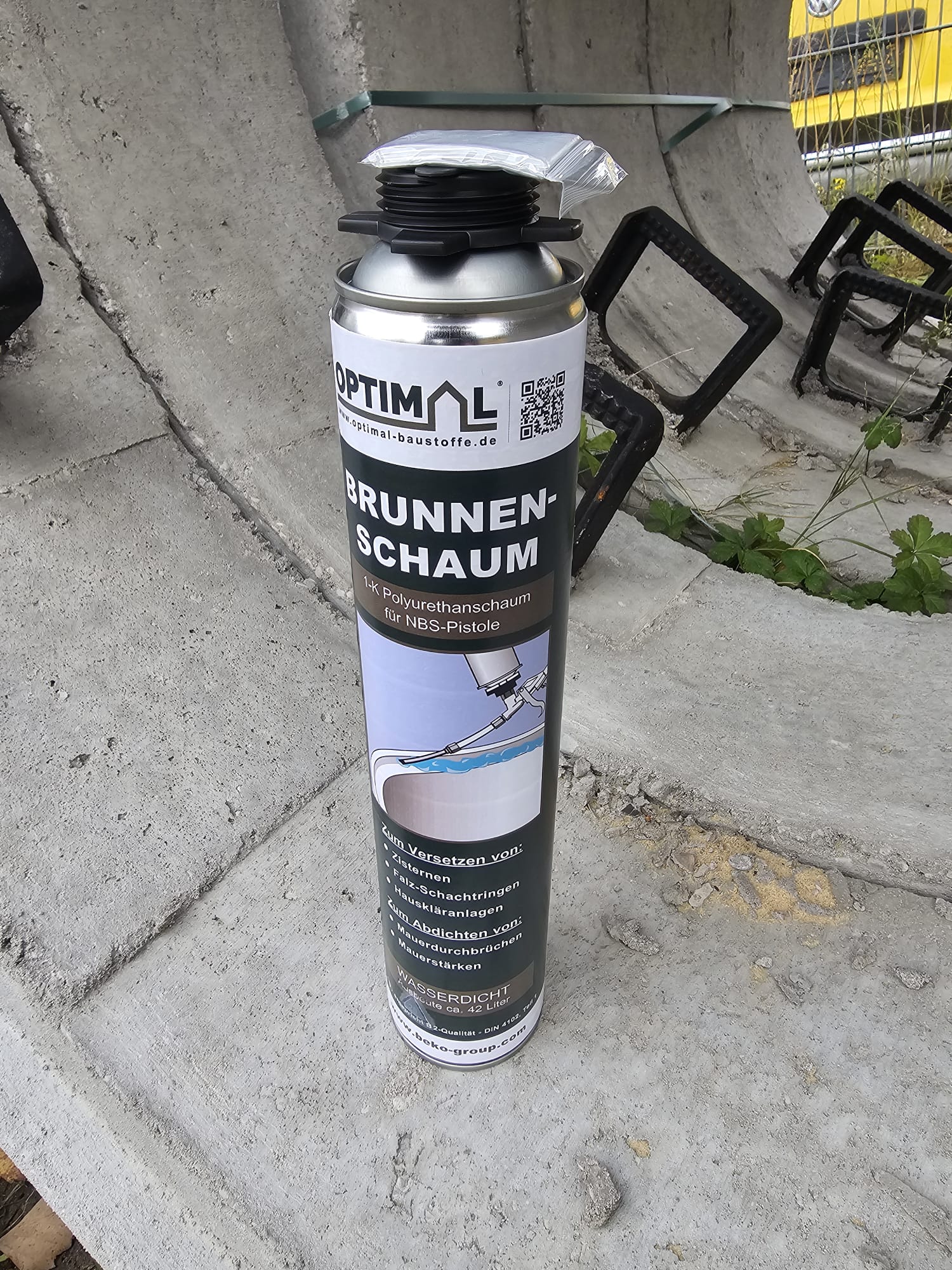 Brunnenschaum 750 ml für NBS-Pistole "OPTIMAL"
