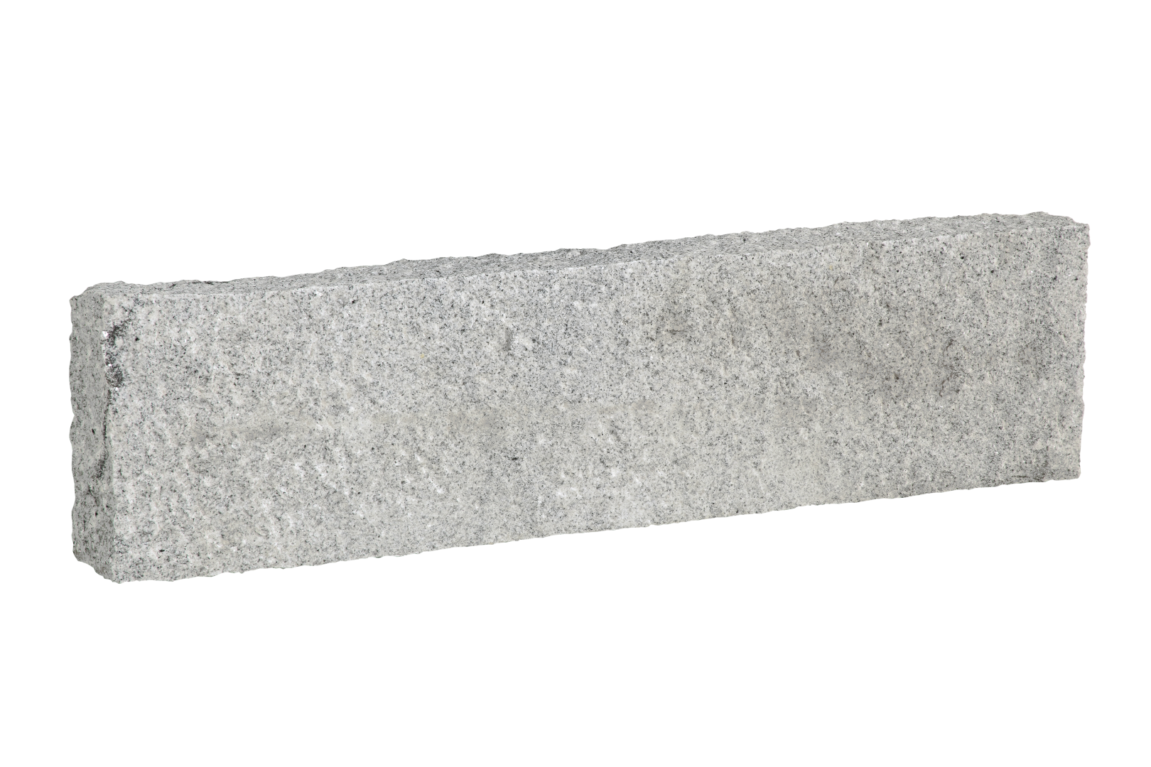 Granit Stele / Rasenbord 10cm breit, hellgrau Classic gespitzt