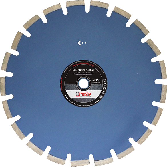 Diamanttrennscheibe für Asphalt und abrasive Materialien Laser Drive Asphalt