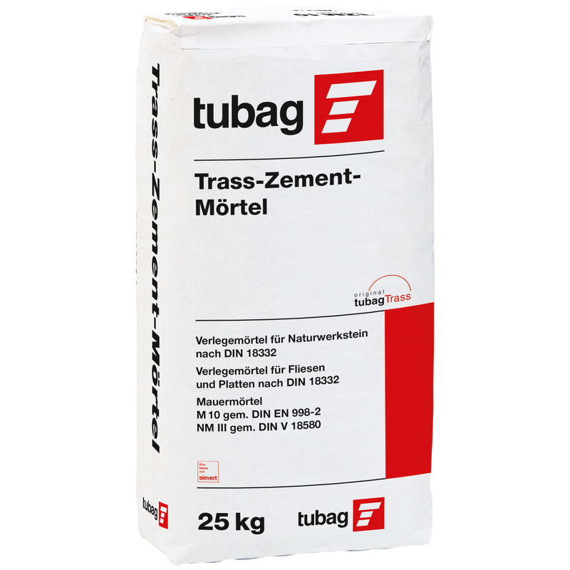 tubag TZM10 2mm 25kg Trass-Zement-Mörtel