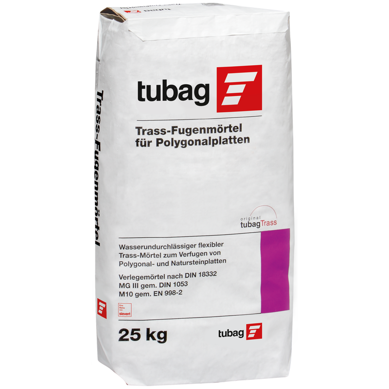 tubag TFP 25kg naturgrau Fugenmörtel f Polygonalplatten
