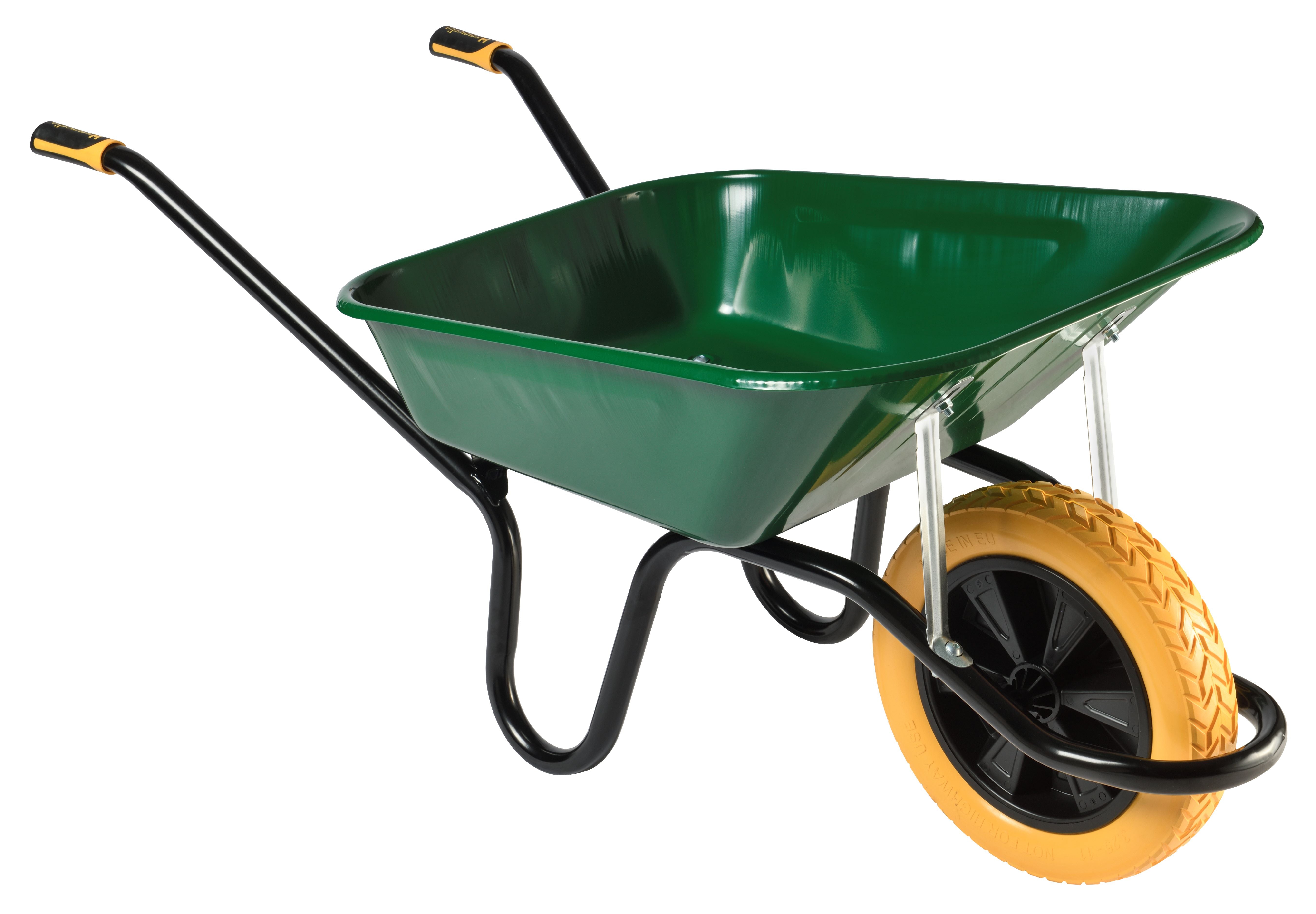 Haemmerlin Baukarre 100L - AKTIV PREMIUM grün lackiert, PS-Rad