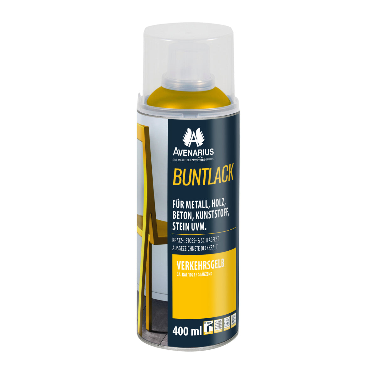 AVENARIUS BUNTLACK VERKEHRSGELB RAL 1023 400 ML