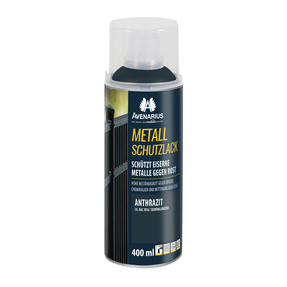 AVENARIUS METALLSCHUTZLACK ANTHRAZIT RAL 7016 400 ML