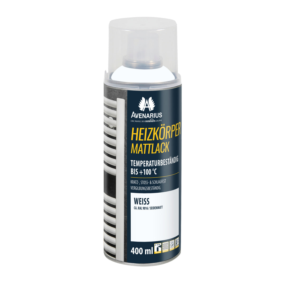 AVENARIUS HEIZKÖRPERLACK WEIß SM RAL 9016 400 ML
