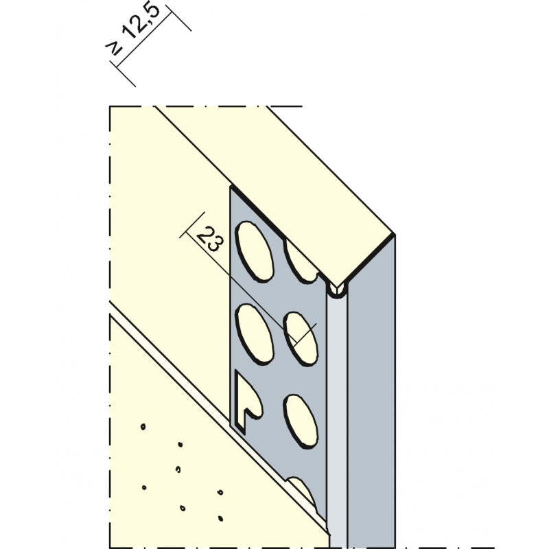 Alu Eckschutzschiene GÖPPINGER, 1mm, 250cm Stück