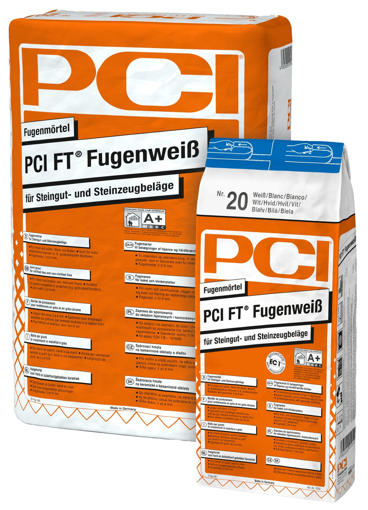 PCI FT Fugengrau silbergrau 5 kg