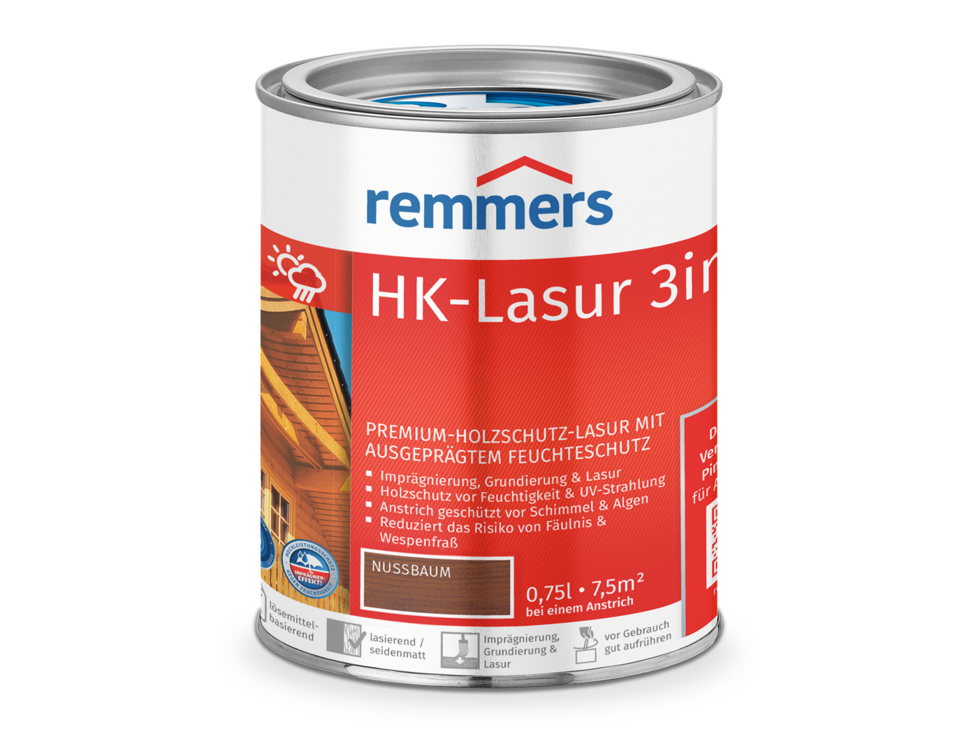 HK-LASUR 3 IN 1 PLUS NUSSBAUM (RC-660) 750 ML