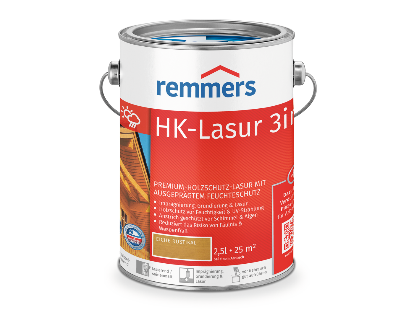 HK-LASUR 3 IN 1 PLUS EICHE RUSTIKAL RC-360 2,50 LTR