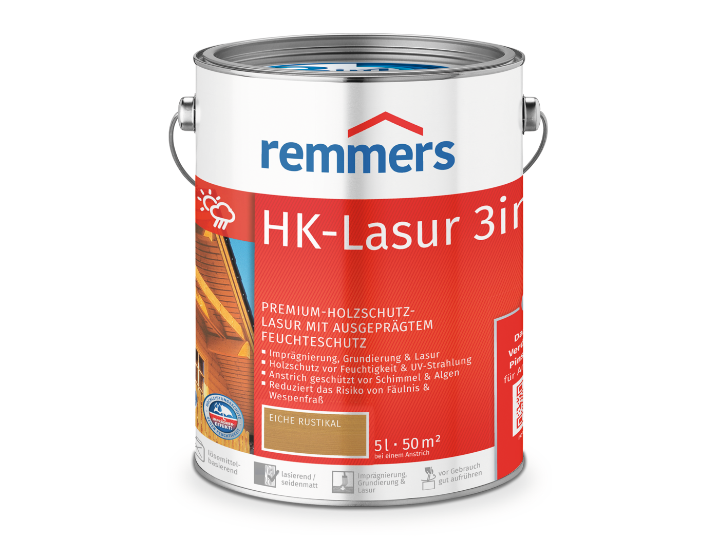 HK-LASUR 3 IN 1 PLUS EICHE RUSTIKAL RC-360 5,00 LTR