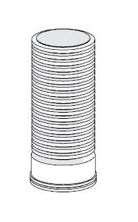 Sirobau S 300 Schachtverlängerung, Nutzhöhe 63 cm