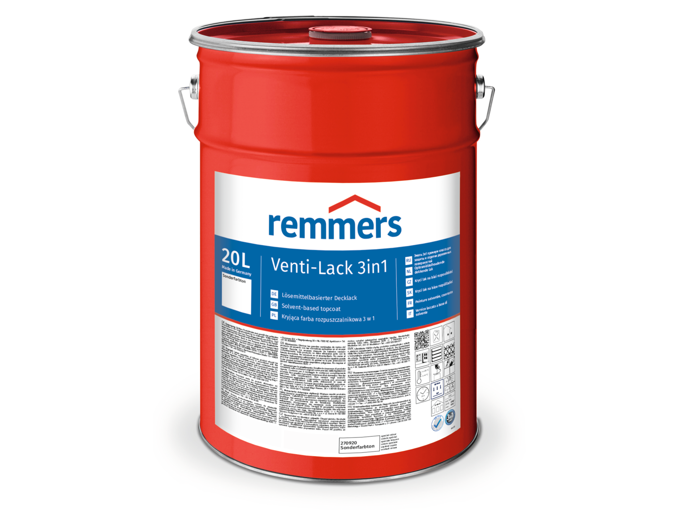 Remmers VENTI-LACK 3in1 SONDERTON 20,00 LTR