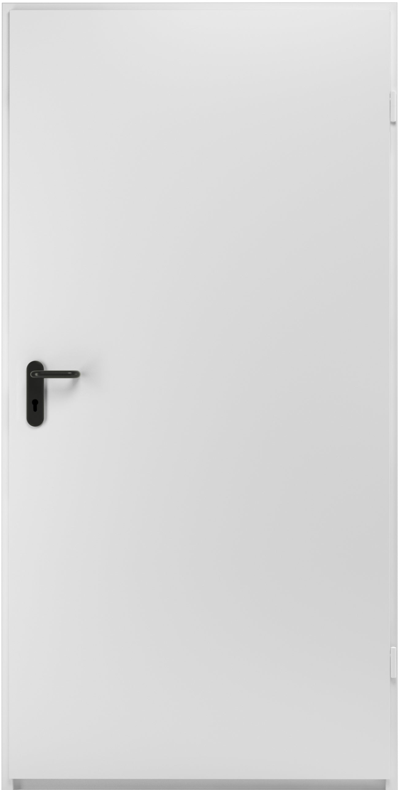 ZK-Tuerblatt Verkehrsweiss, RAL 9016 875 x 2125 mm, DIN Rechts ohne Drueckergarnitur