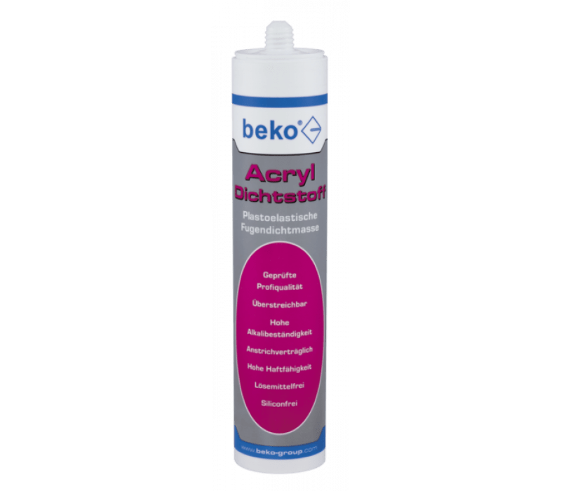 beko plastoelastische Acryl Dichtstoffe
