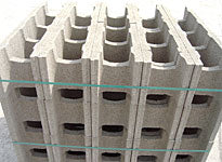 Beton Schalungsstein grau