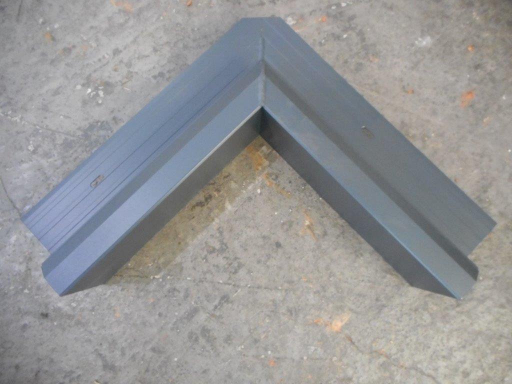 Alu 7016 Innenecke 90 Grad für Flachdachabschlussprofil 250/250 mm Stk.