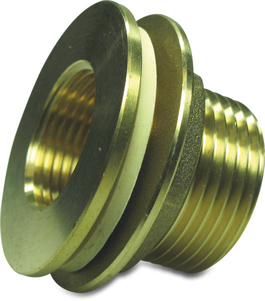 Profec Durchführung Messing 1" x 3/4" Außengewinde x Innengewinde 30bar