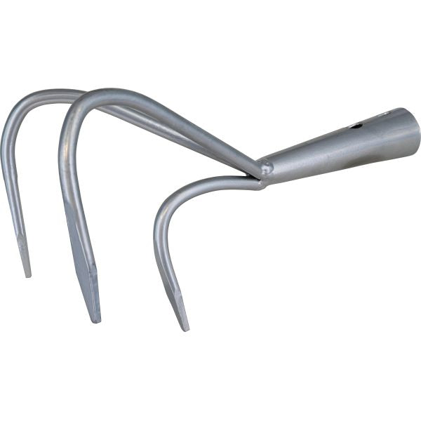 Grubber, 3 Zinken,große Stiel- tülle, B= 9cm, ohne Stiel