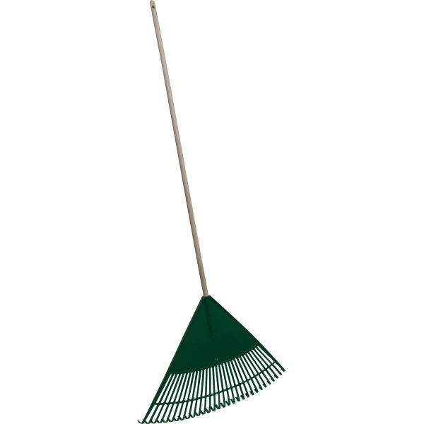 Laubrechen 78cm, 30 Zähne Kunststoff mit Stiel 140cm