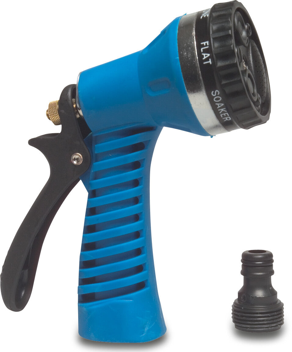 Spritzpistole Kunststoff 3/4" Innengewinde/klick Blau Typ Six