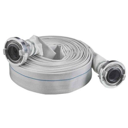 Profec Bau-und Industrieschlauch NBR/Polyester 52 mm Storz KA 66 10bar Weiß 10m Typ 52C