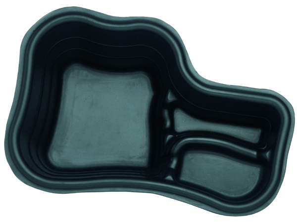 Teichschale PE 150 organisch  120 x 80 x 45 cm