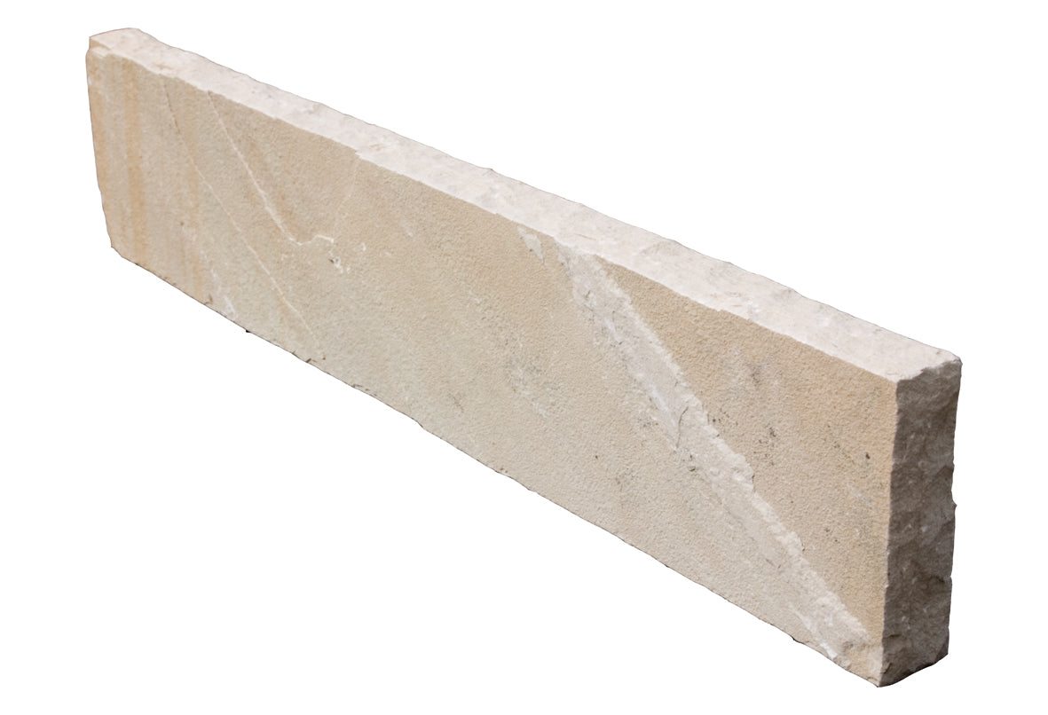 Sandsteinbord Terra Indiago, grau-bunt spaltglatt  6 x 20 x 100cm  Stück