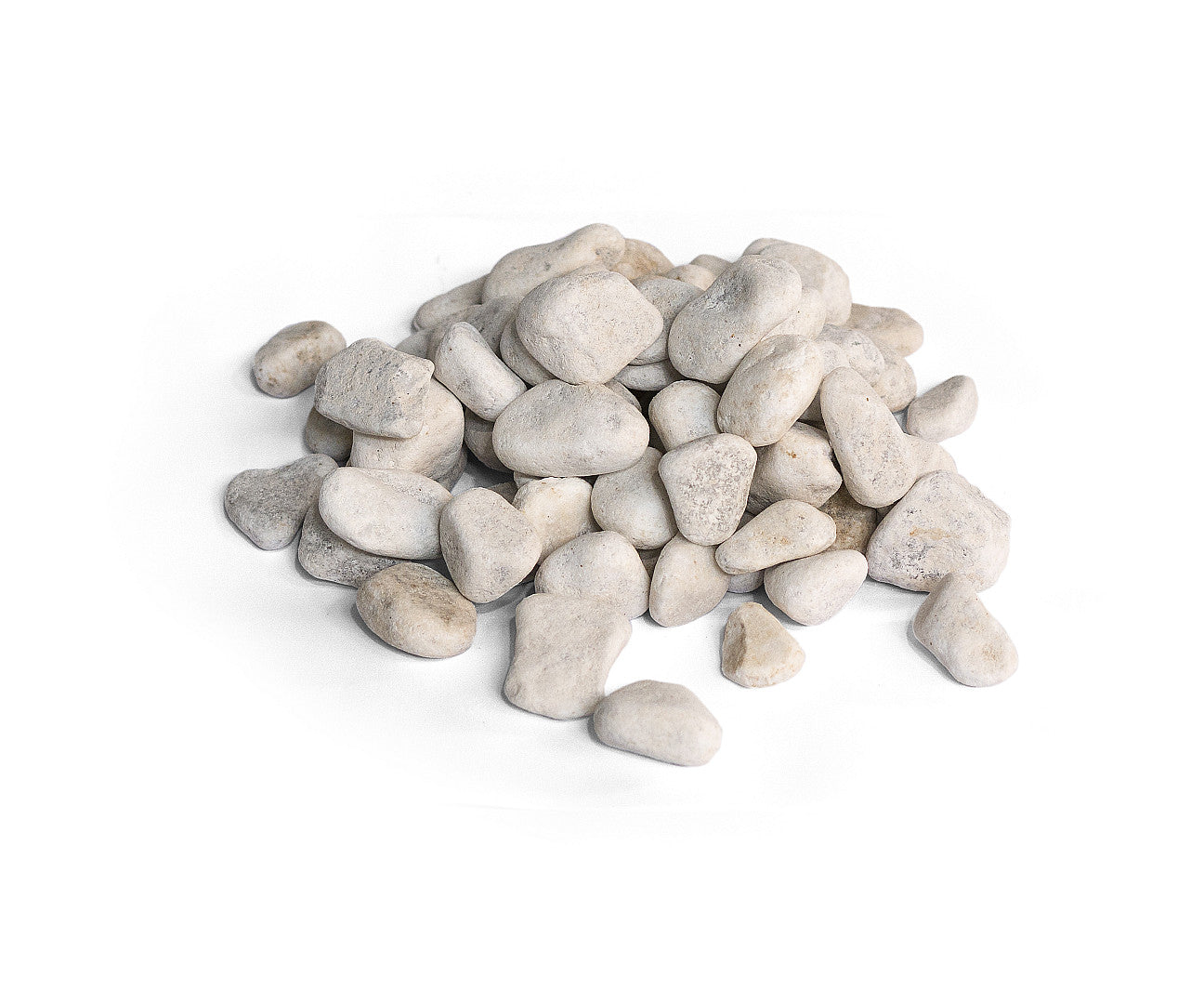 Zierkies Carrara, gerundelter Marmor á 1000kg BigBag