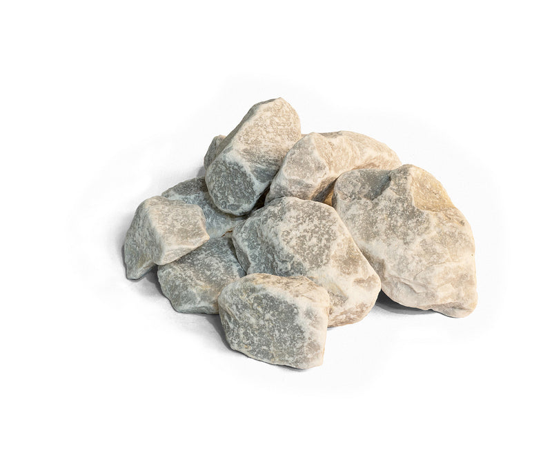 Zierkies Carrara, gerundelter Marmor á 500kg MiniBag