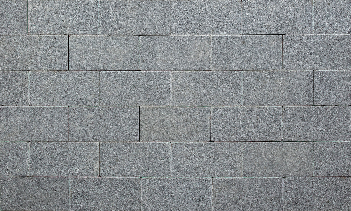Granit Tahiti Blue 10x10x8cm Piazzo, in Holzkiste á 8,5 m² (720 Stück)