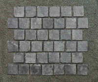 Gabbro Pacific Black 10x10x8cm Waterjet, in Holzkiste á 8,5 m² (720 Stück)