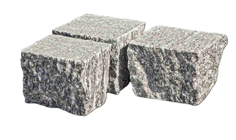 Gneis Juparana 10x10x8cm Waterjet, in Holzkiste á 8,5 m² (720 Stück)