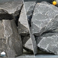 BASALT - Wasserbausteine 90 - 250 mm / Sattelzug ~ 25 Tonnen