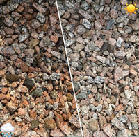 Ziersplitt Granit rot 20 kg Sack