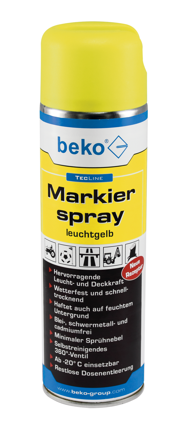BEKO TECLINE MARKIERSPRAY 500 ML  LEUCHTGELB
