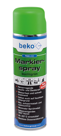 BEKO TECLINE MARKIERSPRAY 500 ML  LEUCHTGRÜN 2946500