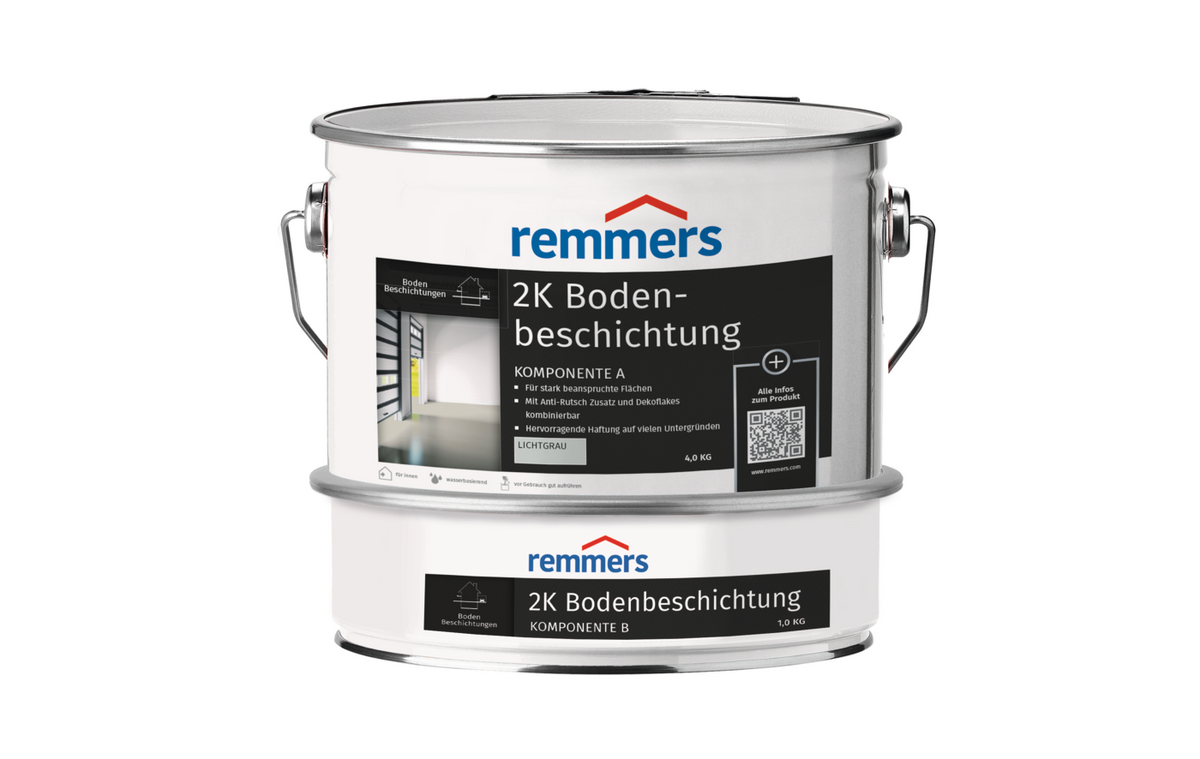 2K BODENBESCHICHTUNG LICHTGRAU 5 KG