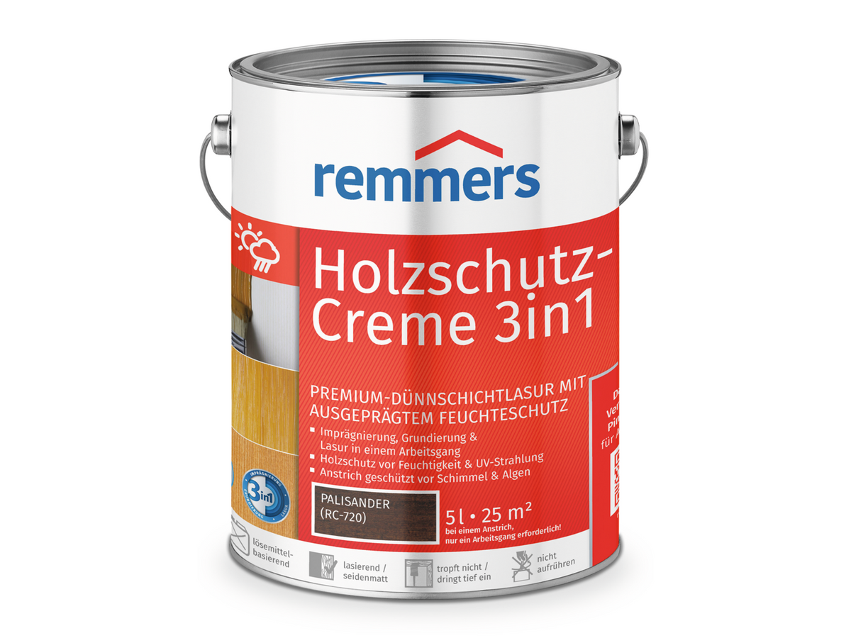 Remmers HOLZSCHUTZ-CREME PALISANDER RC-720  5,00 LTR