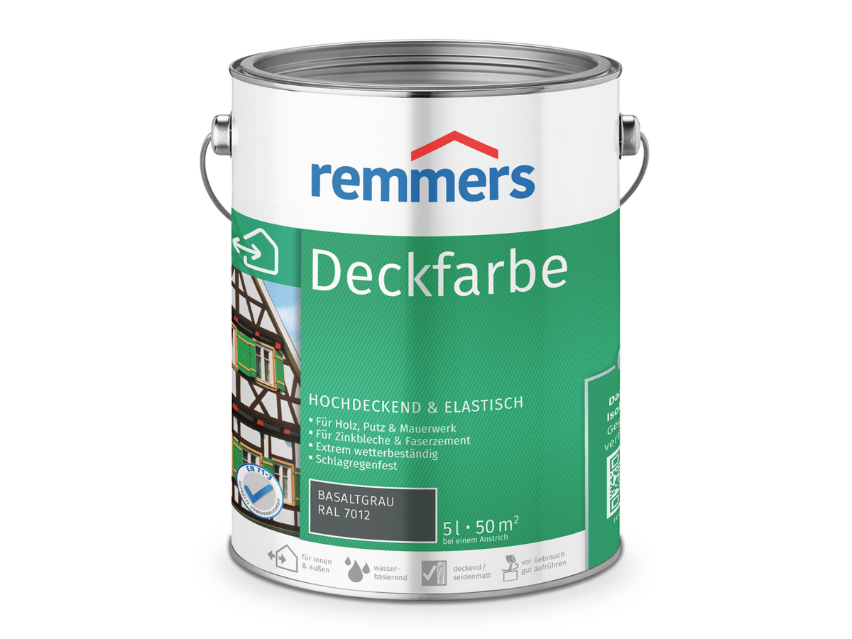 DECKFARBE BASALTGRAU RAL 7012 5,00 LTGR