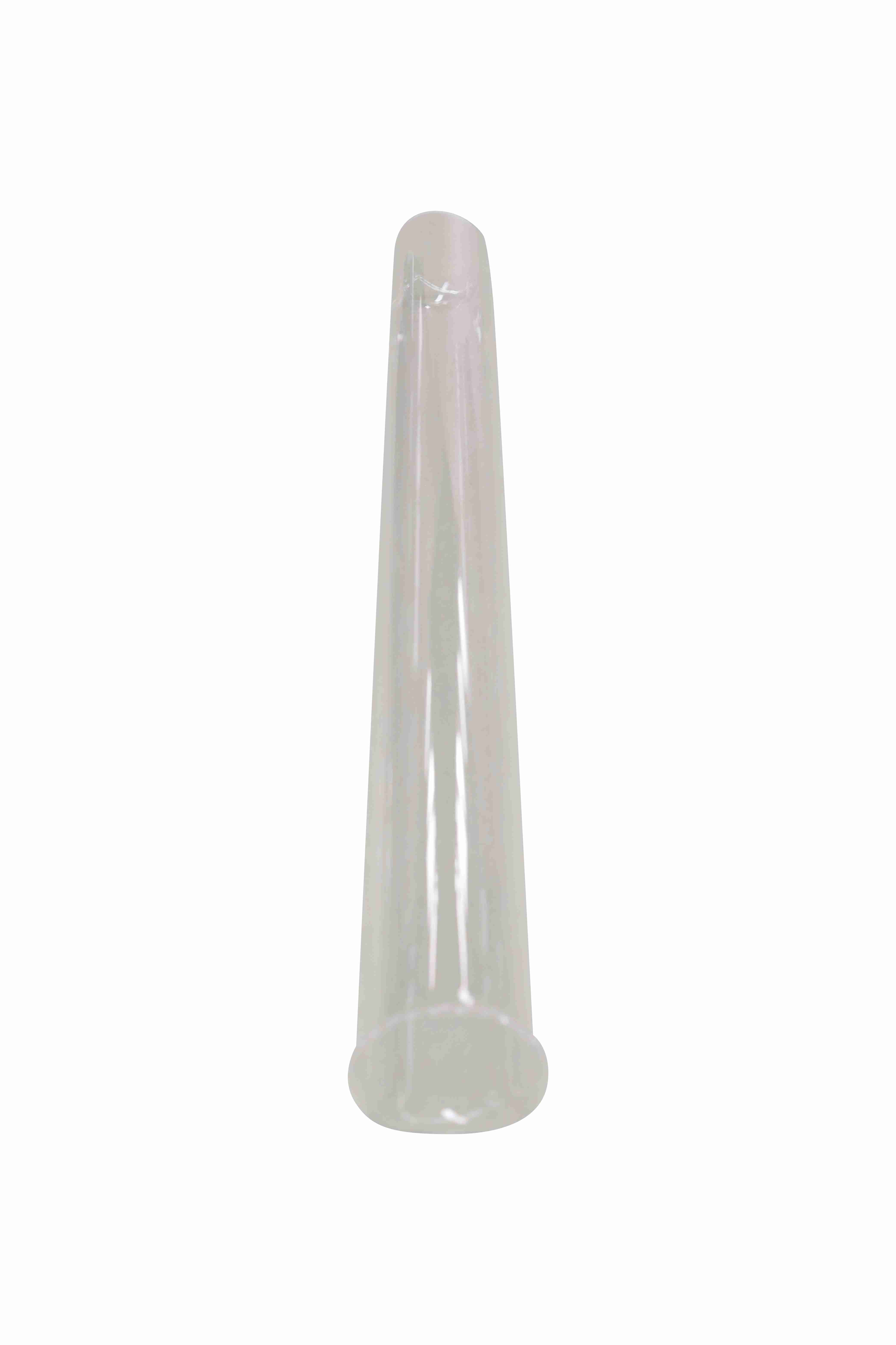 Quarzglas D44 x 550 mit Bördelrand