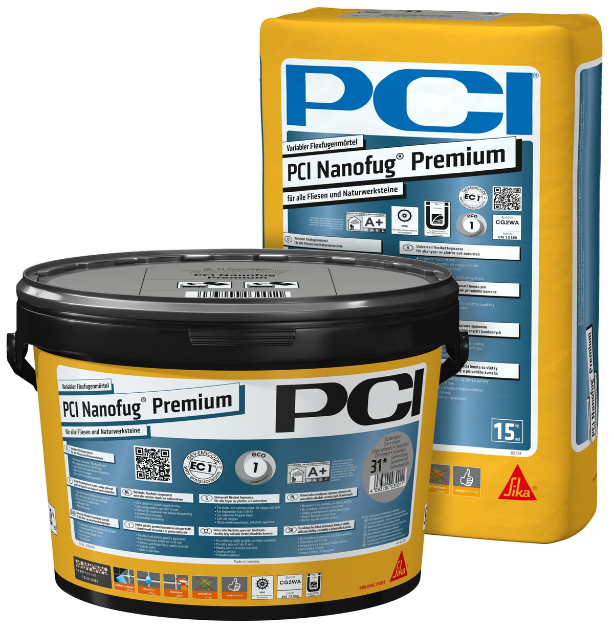 PCI Nanofug Premium 5 kg Flexfugenmörtel