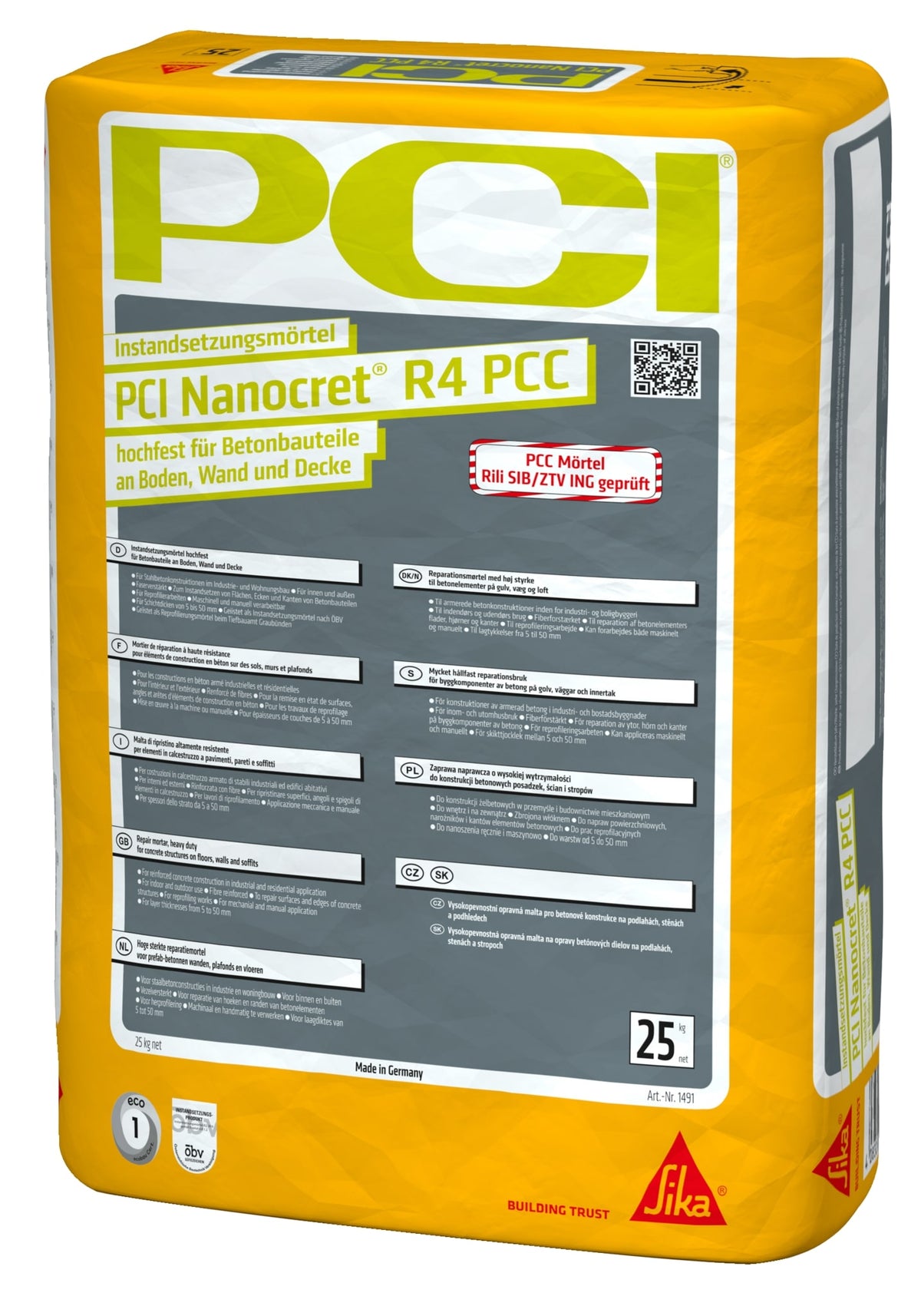 PCI Nanocret R4 PCC 25 kg
